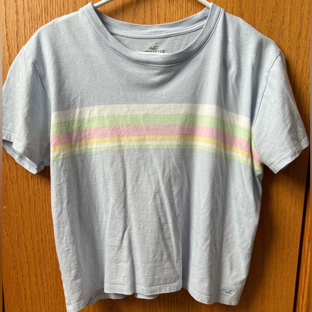 Light blue Hollister top size M